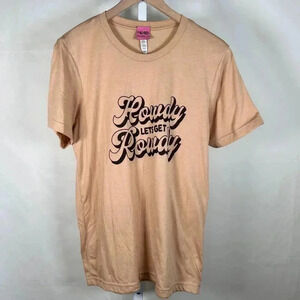2/$30 Howdy Let’s Get Rowdy Graphic Shirt Size Medium Party Western